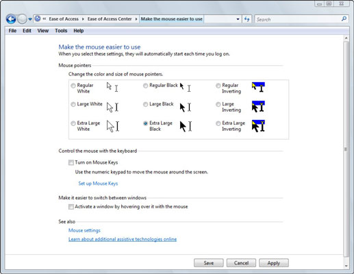 How To Change Mouse Cursor Windows Vista