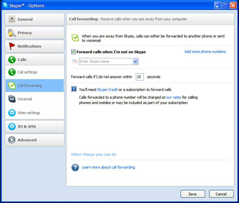 How to Forward Calls with Skype - dummies