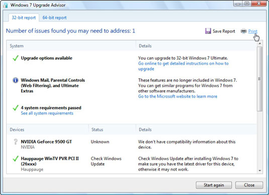 Windows 7 64 Bit Upgrade From Vista 32 Bit