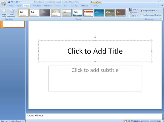 Change the Size of PowerPoint 2007 Slides dummies