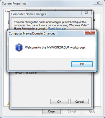 Workgroup Computers In Vista