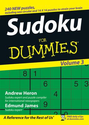 Sudoku For Dummies, Volume 3 book cover