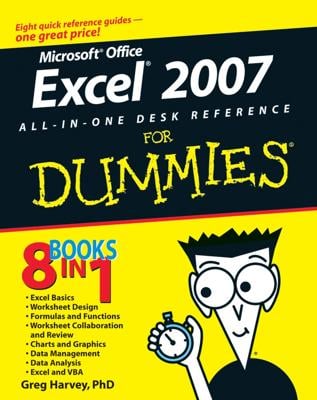 Excel 2007 All-In-One Desk Reference For Dummies book cover