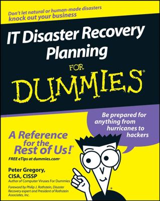 IT Disaster Recovery Planning For Dummies book cover