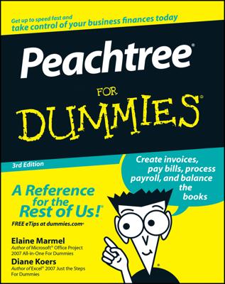 Peachtree For Dummies book cover