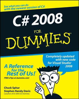 C# 2008 For Dummies book cover