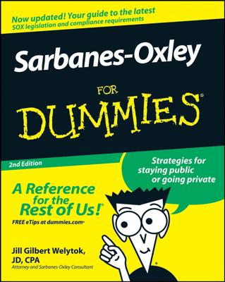 Sarbanes-Oxley For Dummies book cover