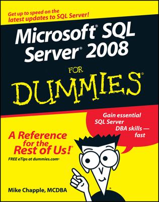 Microsoft SQL Server 2008 For Dummies book cover
