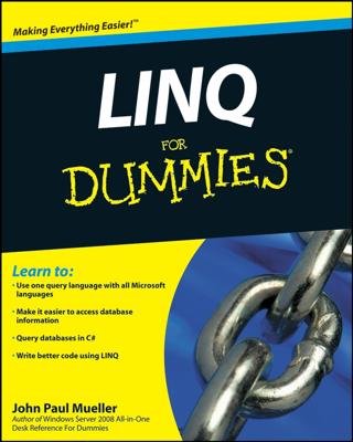 LINQ For Dummies book cover
