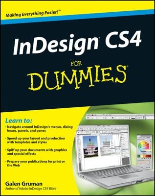 InDesign CS4 For Dummies book cover