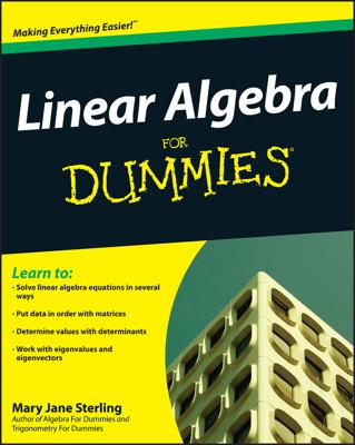 Linear Algebra For Dummies book cover
