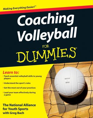 Coaching Volleyball For Dummies book cover