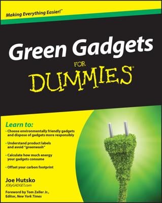 Green Gadgets For Dummies book cover