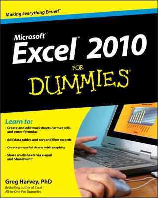 Excel 2010 For Dummies book cover