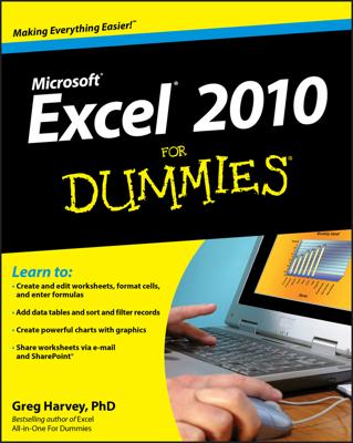 Excel 2010 For Dummies book cover