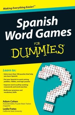 Spanish Word Games For Dummies book cover