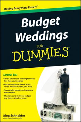 Budget Weddings For Dummies book cover