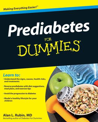 Prediabetes For Dummies book cover