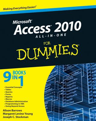 Access 2010 All-in-One For Dummies book cover