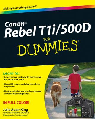 Canon EOS Rebel T1i / 500D For Dummies book cover