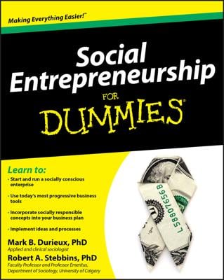 Social Entrepreneurship For Dummies book cover