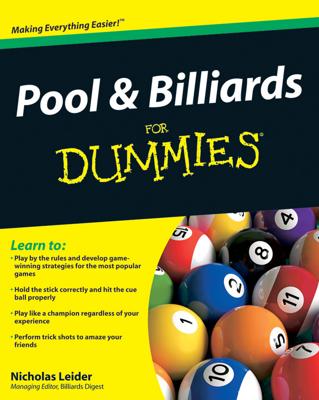 Pool and Billiards For Dummies book cover