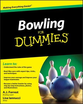 Bowling For Dummies book cover