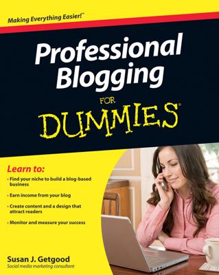 Professional Blogging For Dummies book cover