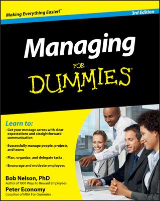 Managing For Dummies book cover