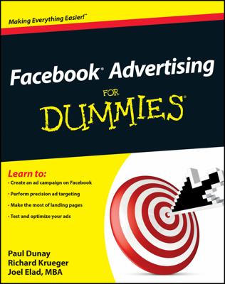Facebook Advertising For Dummies book cover