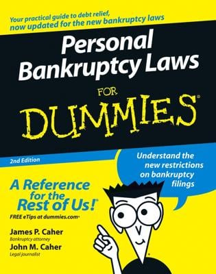 Personal Bankruptcy Laws For Dummies book cover