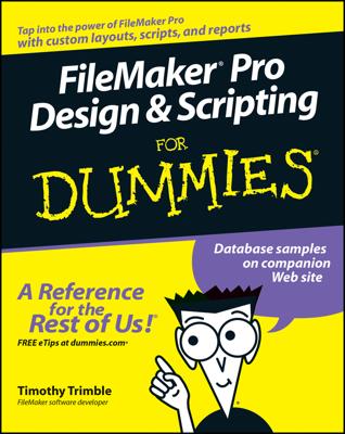 FileMaker Pro Design and Scripting For Dummies book cover
