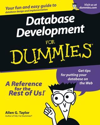Database Development For Dummies book cover