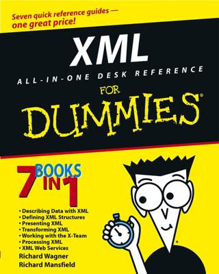 XML All-in-One Desk Reference For Dummies book cover