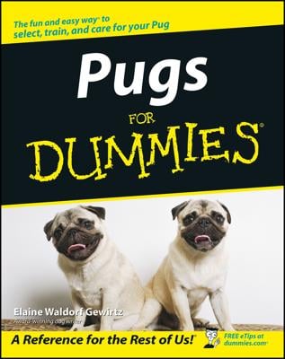 Pugs For Dummies book cover