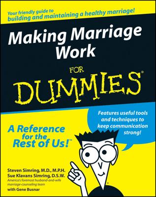 Making Marriage Work For Dummies book cover