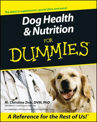Dog Health and Nutrition For Dummies book cover