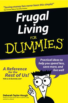 Frugal Living For Dummies book cover