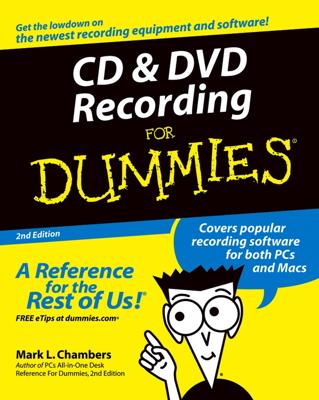 CD and DVD Recording For Dummies book cover