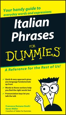 Italian Phrases For Dummies book cover