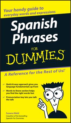Spanish Phrases For Dummies book cover
