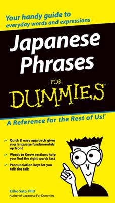 Japanese Phrases For Dummies book cover