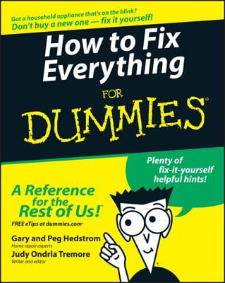 How to Fix Everything For Dummies book cover