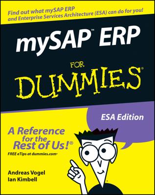 mySAP ERP For Dummies book cover