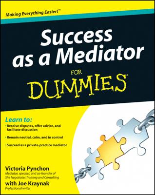 Success as a Mediator For Dummies book cover
