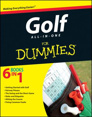 Golf All-in-One For Dummies book cover