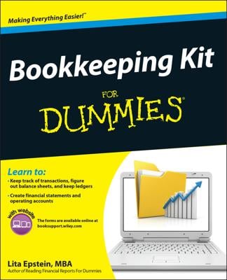 Bookkeeping Kit For Dummies book cover