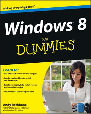 Windows 8 For Dummies book cover