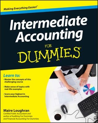 Intermediate Accounting For Dummies book cover