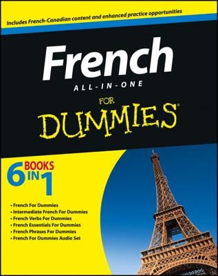 French All-in-One For Dummies, with CD book cover